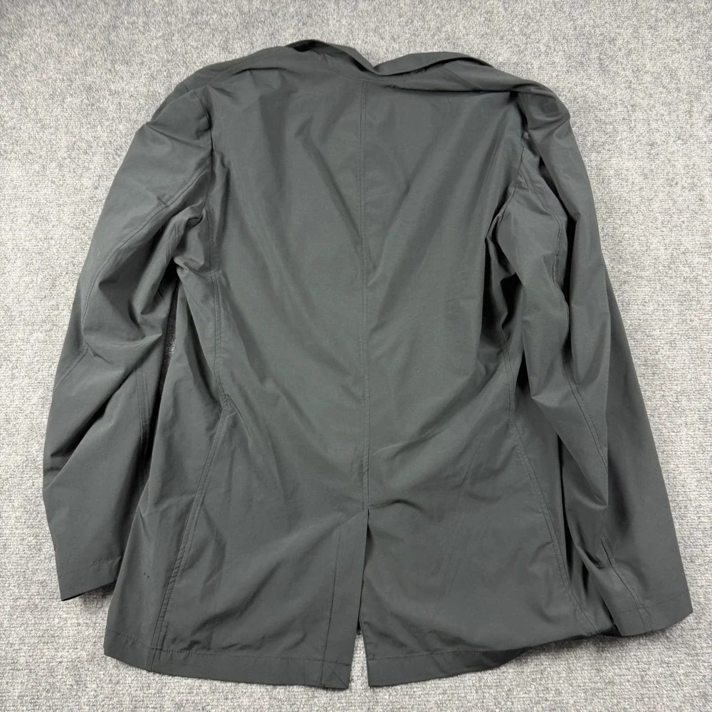 Eddie Bauer Voyager 2.0 Blazer Mens T46 Black Stretch Travel Jacket Sport Coat